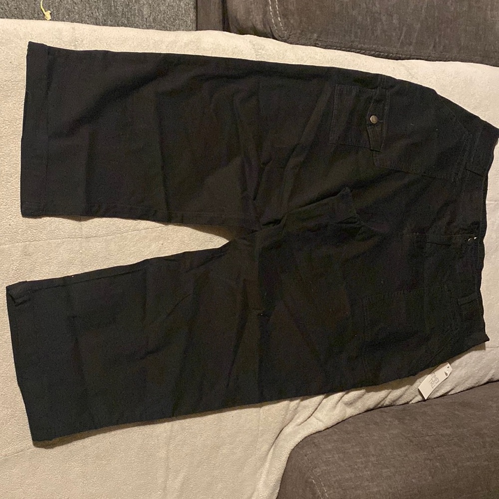 High waisted relaxed capri pants NWT